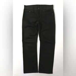 Uniqlo Men's Slim Straight Jeans - Black